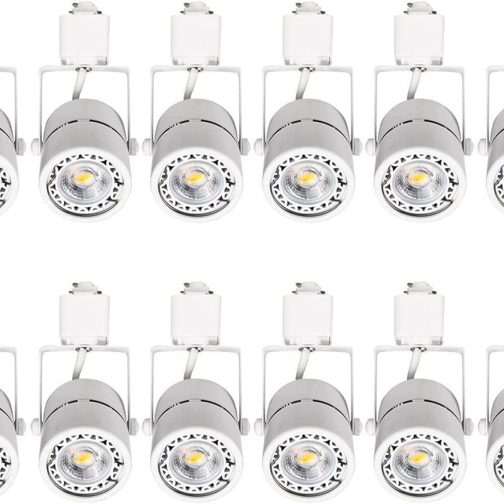 10W H Track Light Heads,Halo Track Lighting Heads for Accent Retail Artwork, Dim